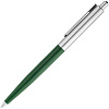 Ручка шариковая Senator Point Metal, зеленая с нанесением логотипа