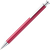 Ручка шариковая Attribute, розовая с нанесением логотипа