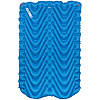 Надувной коврик Static V Double, синий с нанесением логотипа