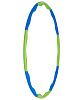Обруч массажный Hula Hoop, сине-зеленый с нанесением логотипа