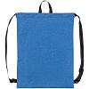 Рюкзак-мешок Melango, синий с нанесением логотипа