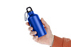 Бутылка для воды Funrun 400, синяя с нанесением логотипа