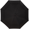 Зонт складной Big Arc, черный с нанесением логотипа