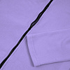 Куртка флисовая унисекс Manakin, сиреневая с нанесением логотипа
