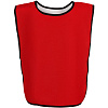 Манишка Outfit, двусторонняя, белая с красным с нанесением логотипа