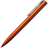 Ручка шариковая Drift Silver, оранжевая с нанесением логотипа