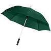 Зонт-трость Alu Golf AC, зеленый с нанесением логотипа