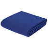 Флисовый плед Warm&Peace XL, ярко-синий с нанесением логотипа