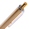 Ручка шариковая Easy Grip, золотистая с нанесением логотипа