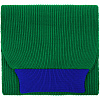 Шарф Snappy, зеленый с синим с нанесением логотипа