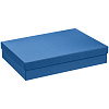 Подарочная коробка Giftbox, синяя с нанесением логотипа