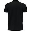 Рубашка поло мужская Planet Men, черная с нанесением логотипа