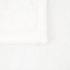 Плед Plush, белый с нанесением логотипа