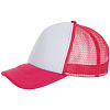 Бейсболка BUBBLE, розовый неон с белым с нанесением логотипа