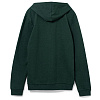 Толстовка с капюшоном унисекс Hoodie, темно-зеленый меланж с нанесением логотипа