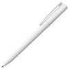 Ручка шариковая Elan, белая с нанесением логотипа