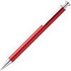 Ежедневник Magnet с ручкой, серый с красным с нанесением логотипа