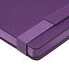 Ежедневник Peel, недатированный, фиолетовый с нанесением логотипа