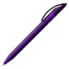 Ручка шариковая Prodir DS3 TFF, фиолетовая с нанесением логотипа