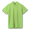 Рубашка поло мужская SPRING 210, зеленое яблоко с нанесением логотипа