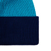 Шапка Snappy, бирюзовая с синим с нанесением логотипа