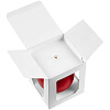 Елочный шар Gala Matt в коробке, 8,5 см, красный с нанесением логотипа