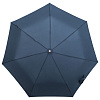 Складной зонт TAKE IT DUO, синий с нанесением логотипа