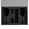 Набор Wine Case, серый с нанесением логотипа