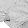 Толстовка с капюшоном детская Kirenga Kids, серый меланж с нанесением логотипа