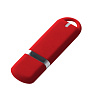 Флешка Memo, 16 Гб, красная с нанесением логотипа
