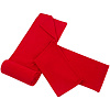 Плед с рукавами Lazybones, красный с нанесением логотипа