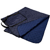 Плед для пикника Soft & Dry, синий с нанесением логотипа