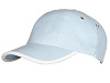 Бейсболка Unit Trendy, голубая с белым с нанесением логотипа