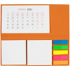 Календарь настольный Grade, оранжевый с нанесением логотипа