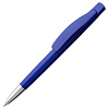 Ручка шариковая Prodir DS2 PPC, синяя с нанесением логотипа