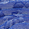 Плед Ornamental, синий с нанесением логотипа