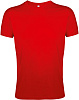 Футболка мужская приталенная REGENT FIT 150, красная с нанесением логотипа