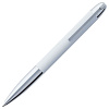 Ручка шариковая Arc Soft Touch, белая с нанесением логотипа
