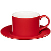 Набор для кофе Kaffi, красный с нанесением логотипа