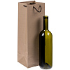 Пакет под бутылку Vindemia, крафт с нанесением логотипа