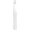 Зубная щетка с пастой Push & Brush, белая с нанесением логотипа