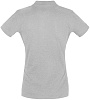 Рубашка поло женская PERFECT WOMEN 180 серый меланж с нанесением логотипа