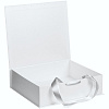 Коробка на лентах Tie Up, белая с нанесением логотипа