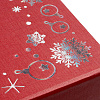 Коробка Frosto, M, красная с нанесением логотипа