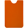 Чехол для карточки Dorset, оранжевый с нанесением логотипа