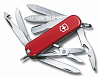 Нож-брелок MiniChamp 58, красный с нанесением логотипа