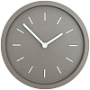 Часы настенные Bronco Sophie, серо-бежевые с нанесением логотипа