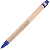 Ручка шариковая Wandy, синяя с нанесением логотипа