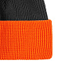 Шапка Snappy, темно-серая с оранжевым с нанесением логотипа