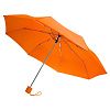 Зонт складной Unit Basic, оранжевый с нанесением логотипа